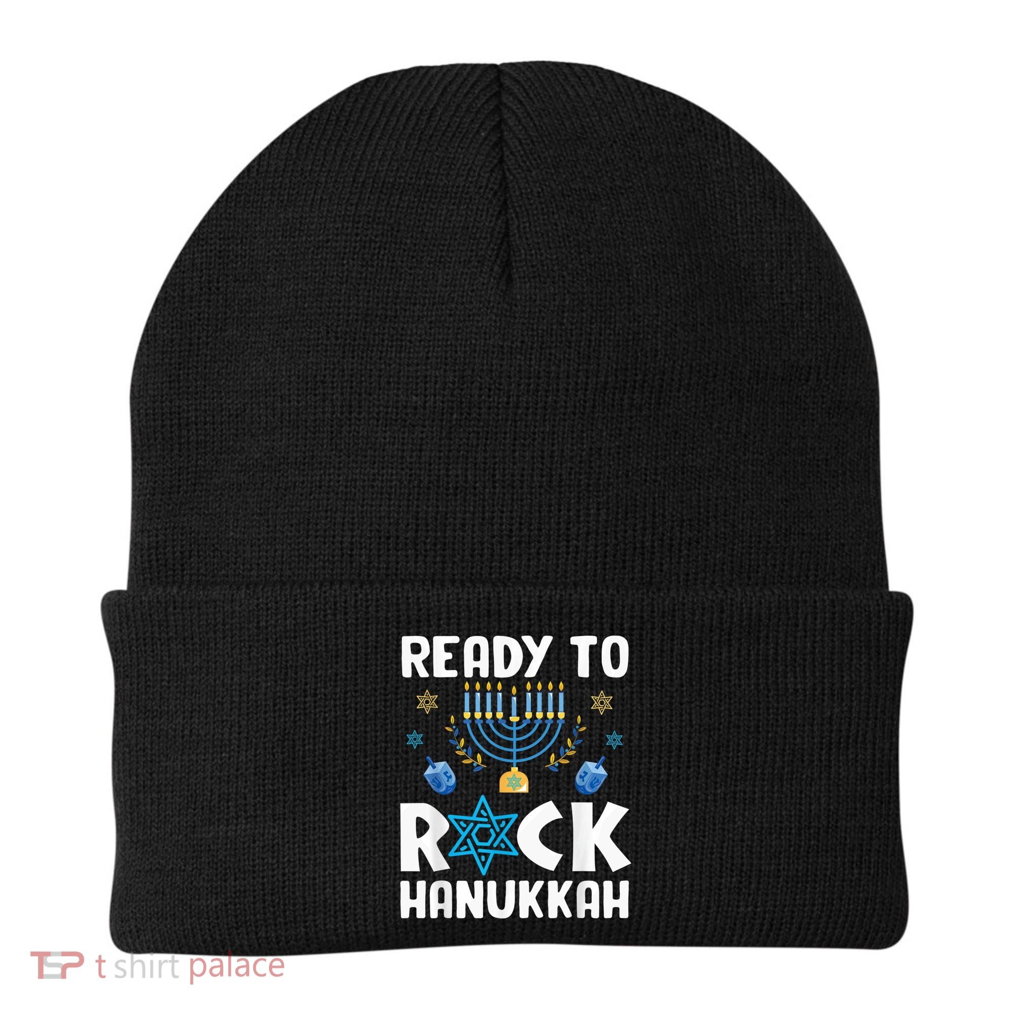 Ready To Rock Hanukkah Pajamas Chanukah Beanie
