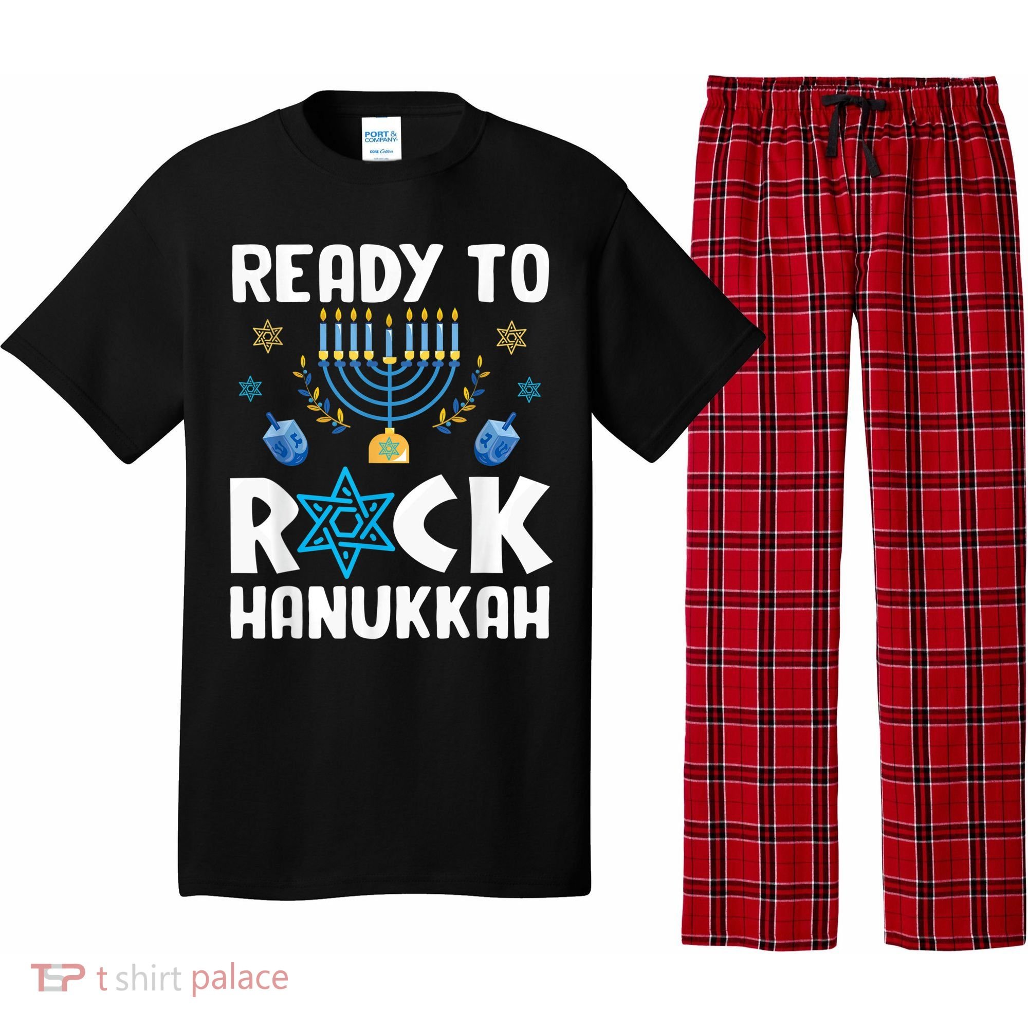 Ready To Rock Hanukkah Pajamas Chanukah Pajama Set