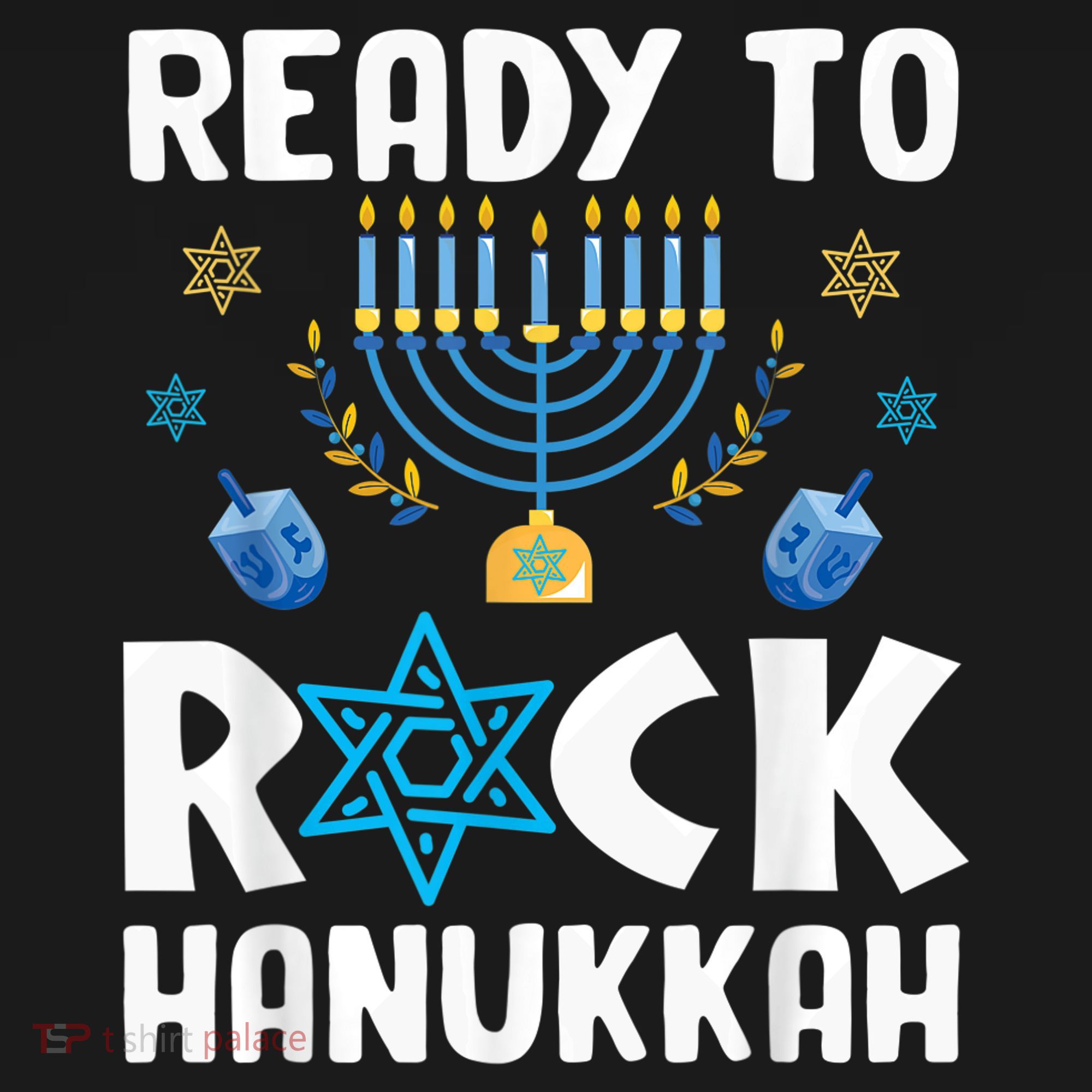 Ready To Rock Hanukkah Pajamas Chanukah Women's Hoodie