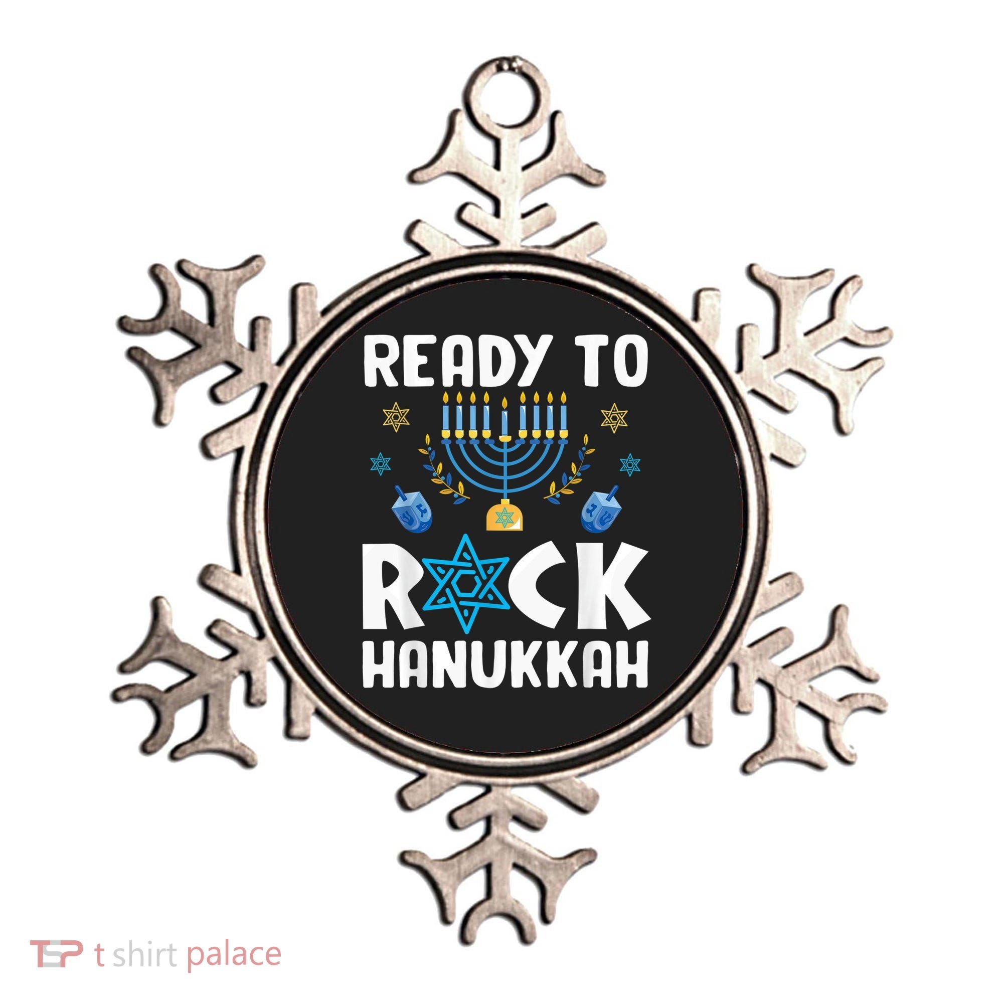 Ready To Rock Hanukkah Pajamas Chanukah Ornament