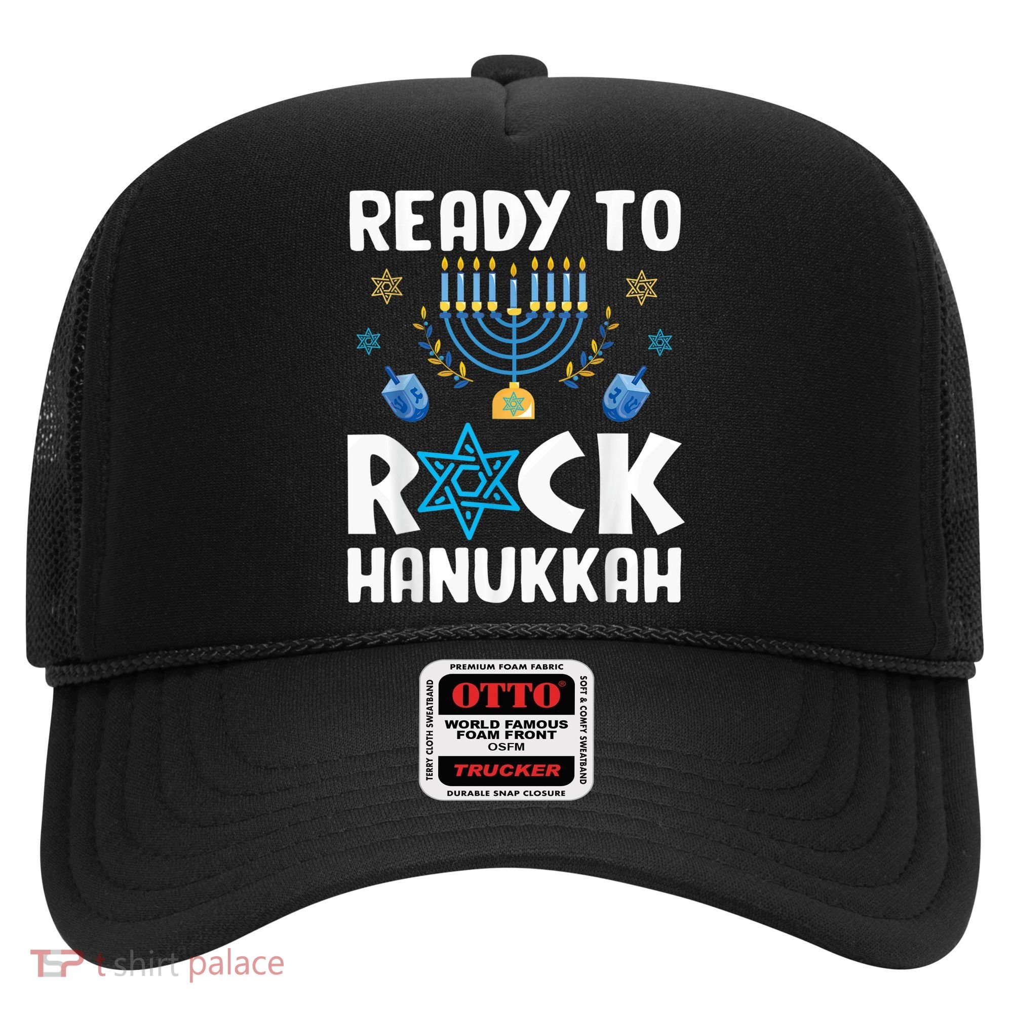 Ready To Rock Hanukkah Pajamas Chanukah Hat