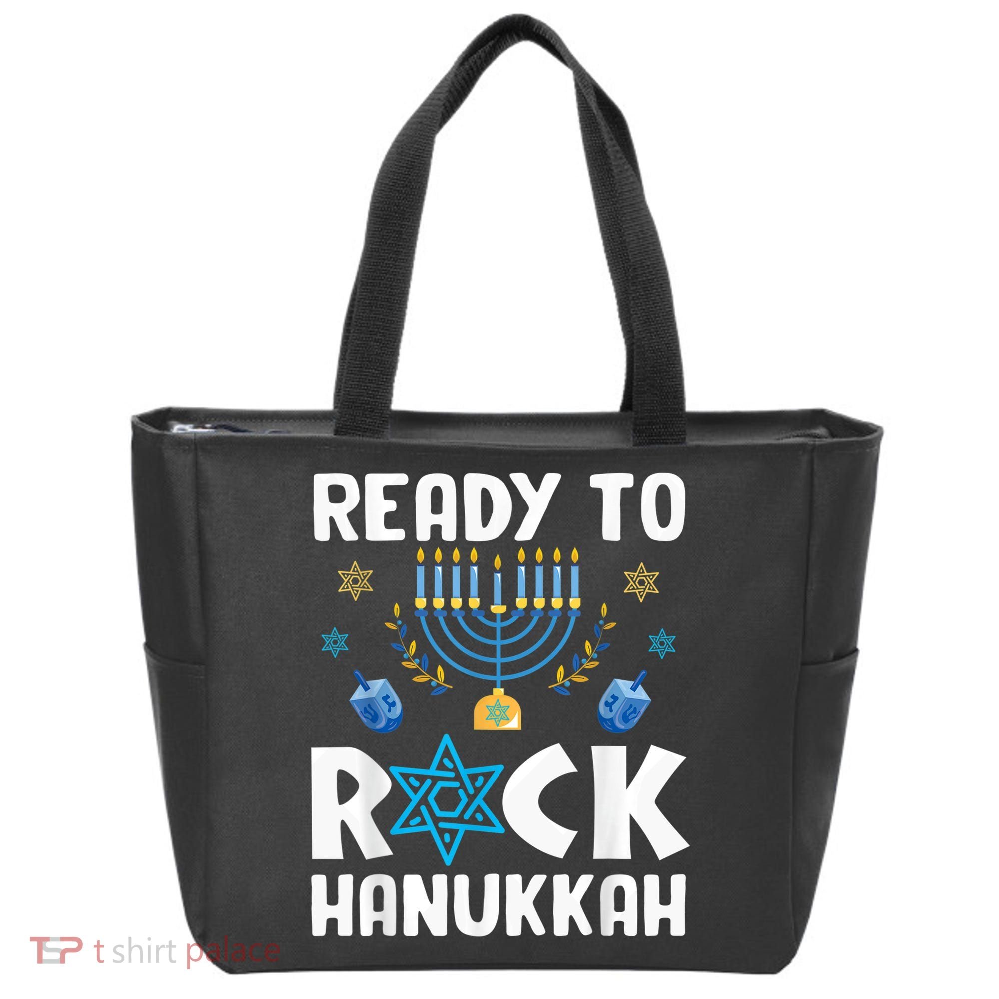 Ready To Rock Hanukkah Pajamas Chanukah Tote Bag