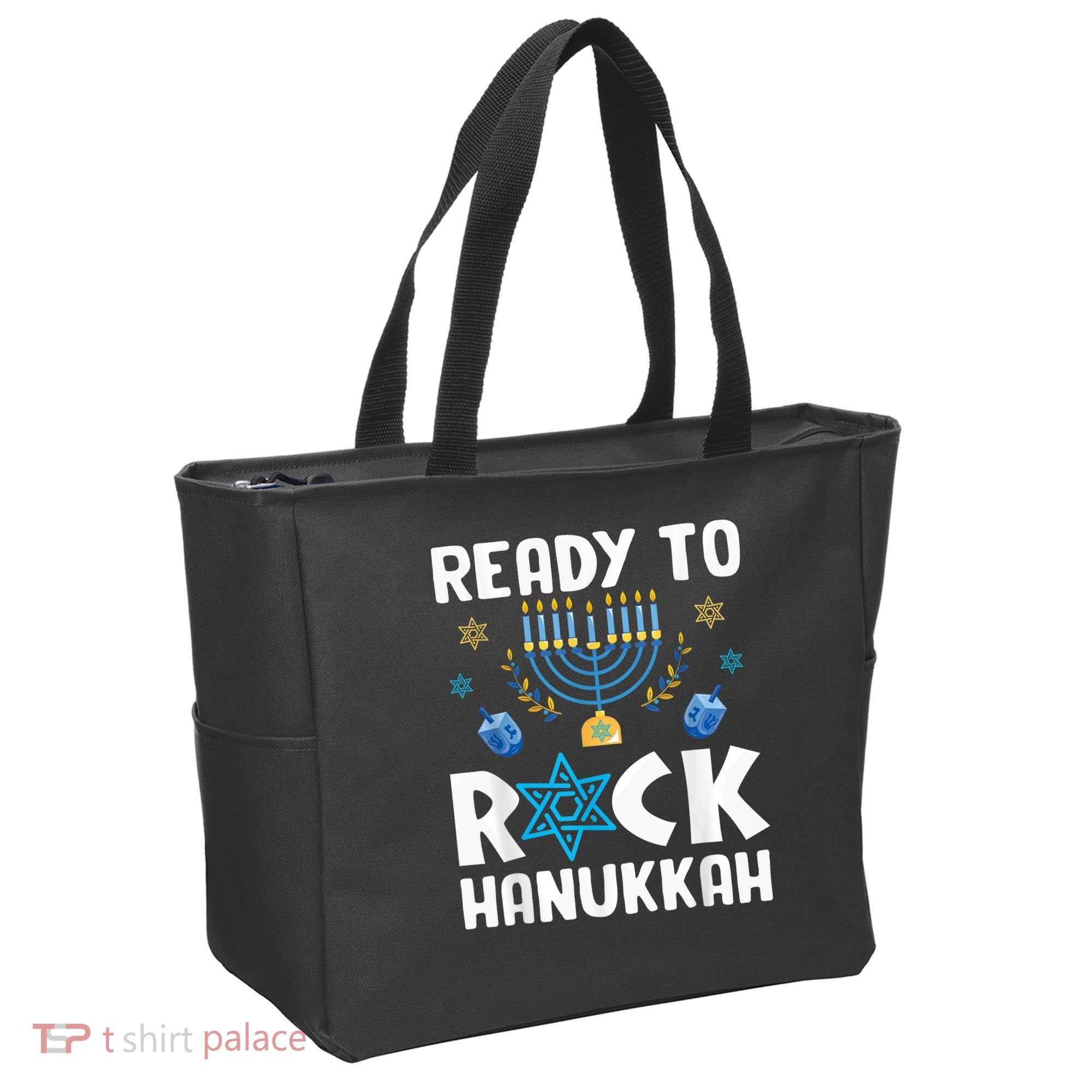 Ready To Rock Hanukkah Pajamas Chanukah Tote Bag
