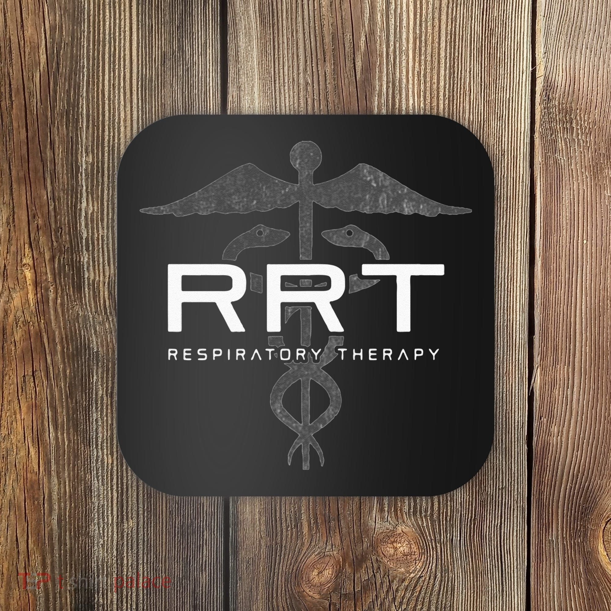 Respiratory Therapy RRT Front Back Respiratory Care Coaster