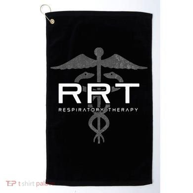 Respiratory Therapy RRT Front Back Respiratory Care Golf Towel