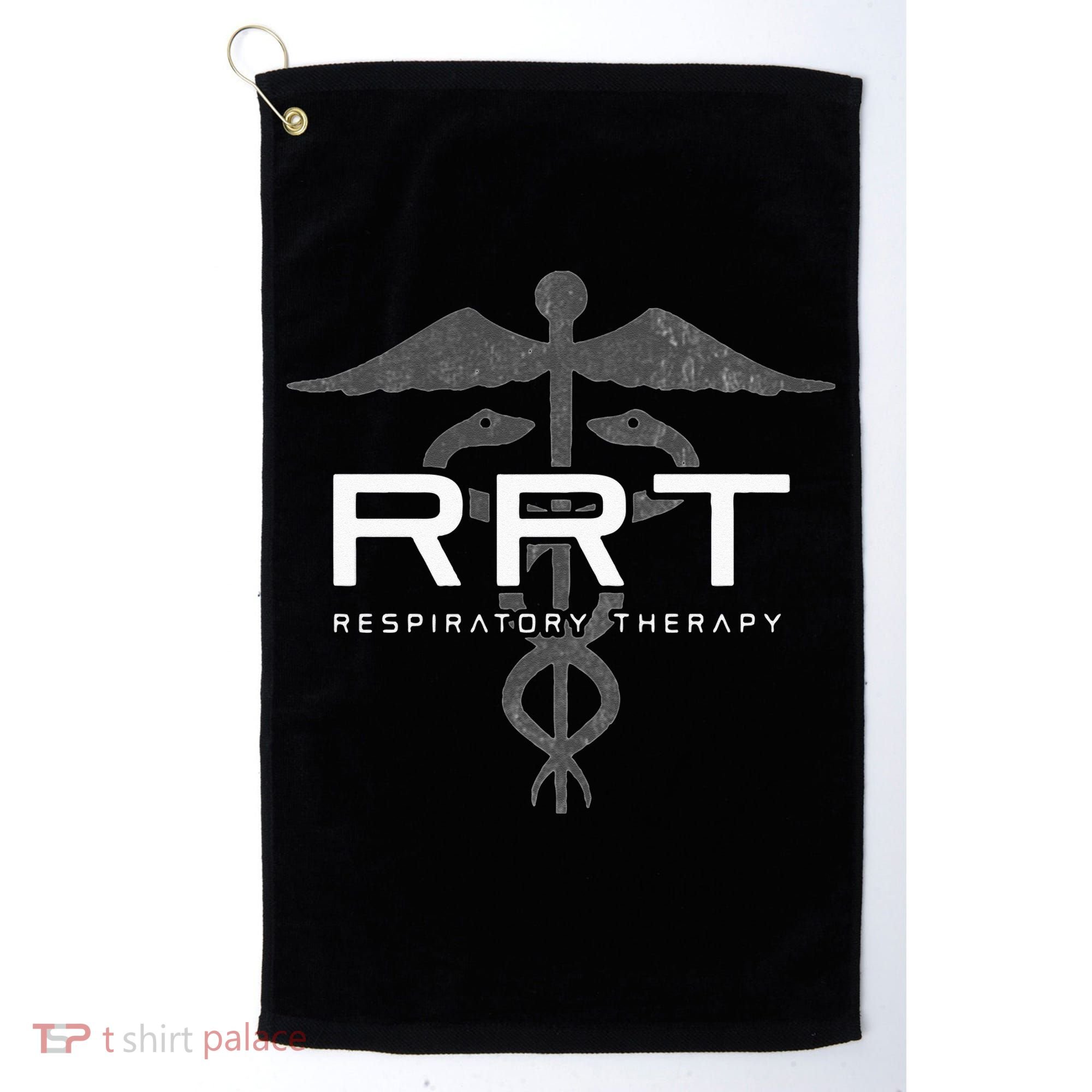 Respiratory Therapy RRT Front Back Respiratory Care Golf Towel
