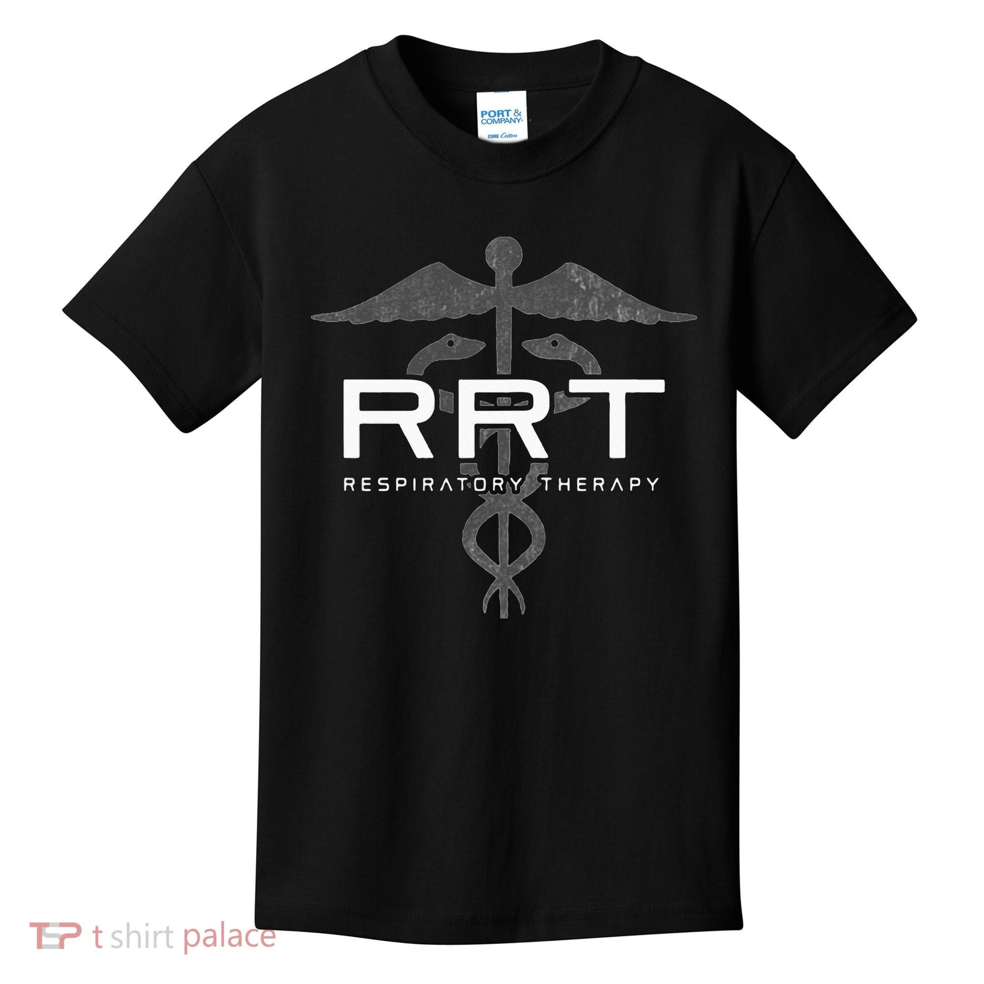 Respiratory Therapy RRT Front Back Respiratory Care Kids T-Shirt