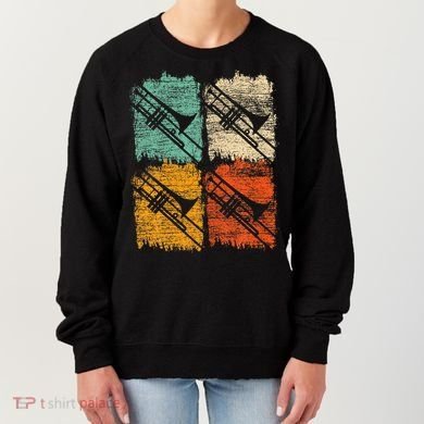 Retro Trombone Women's Sweatshirt