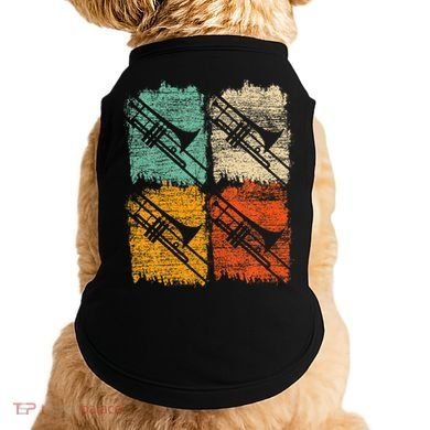 Retro Trombone Doggie Tank