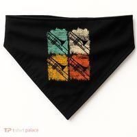 Retro Trombone USA-Made Doggie Bandana thumb 0