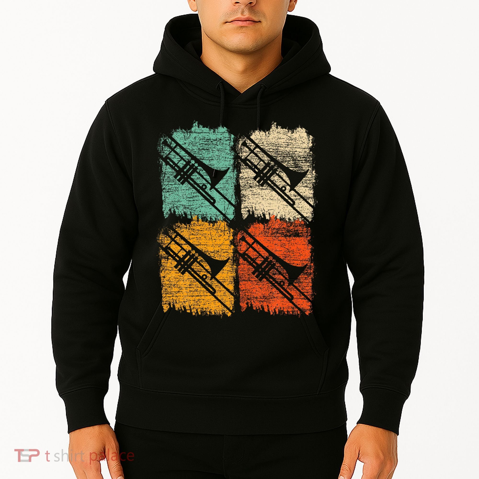 Retro Trombone Hoodie