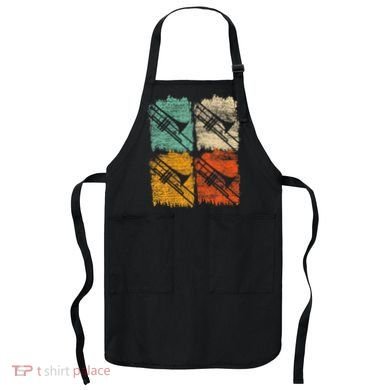 Retro Trombone Apron