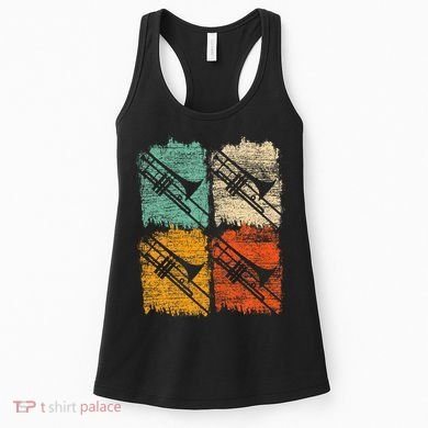 Retro Trombone Women's Tank Top