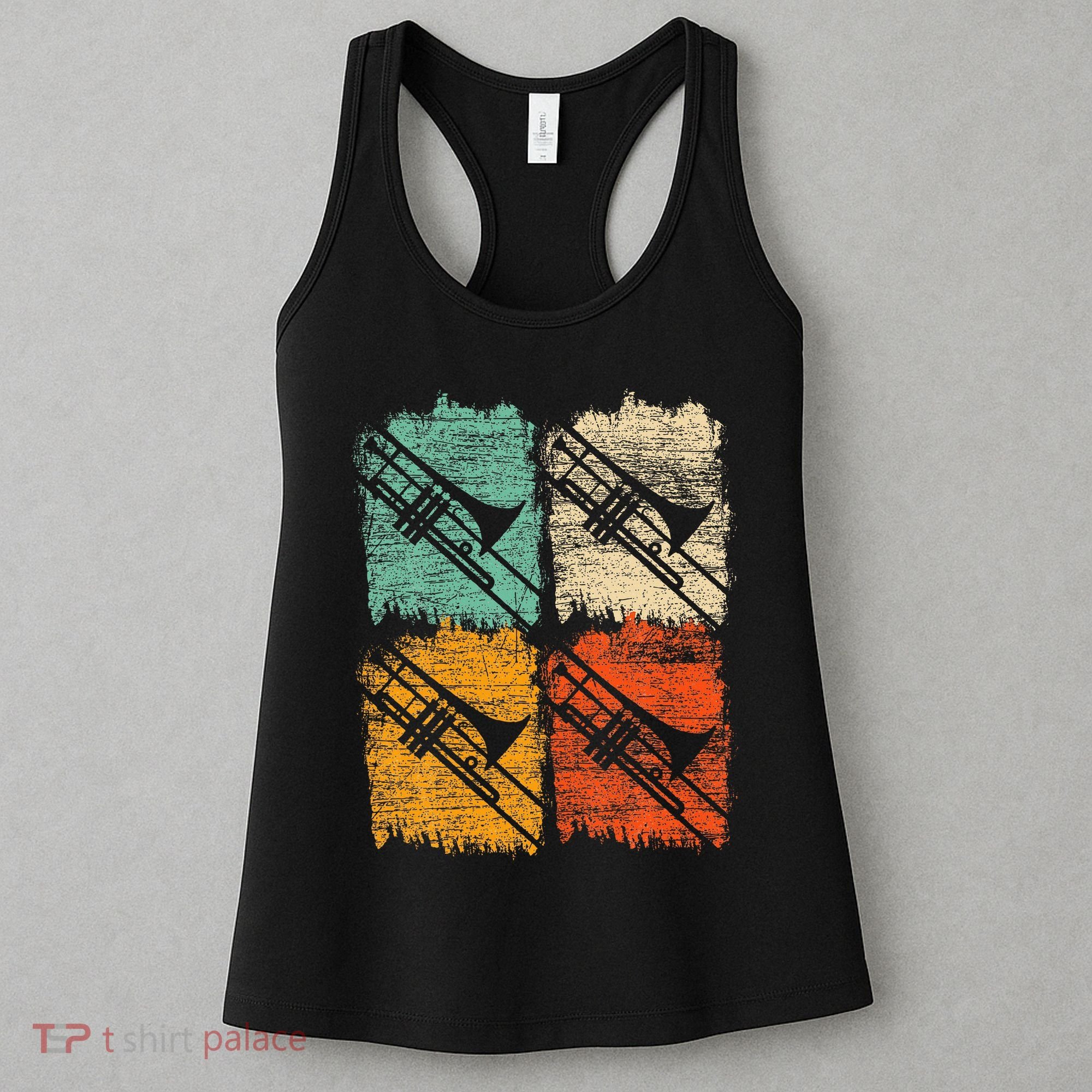 Retro Trombone Women's Tank Top