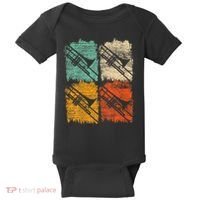 Retro Trombone Baby Bodysuit thumb 0