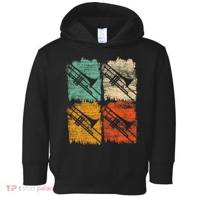 Retro Trombone Toddler Hoodie