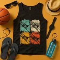 Retro Trombone Tank Top thumb 4