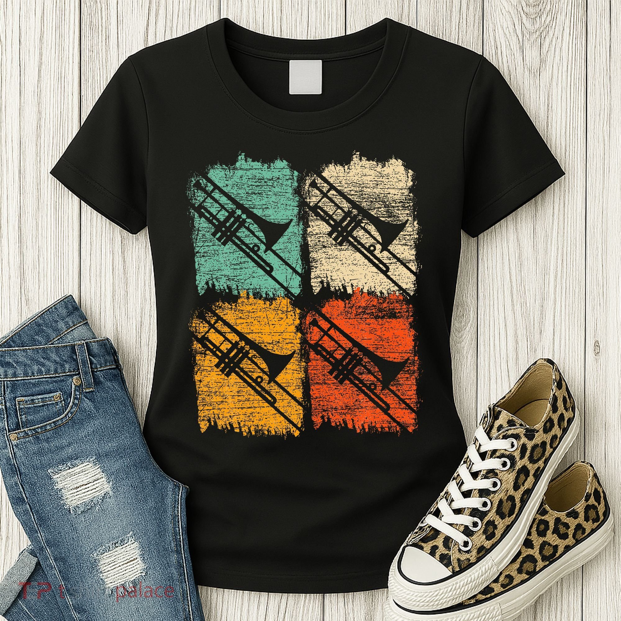 Retro Trombone Women's T-Shirt