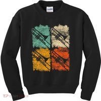 Retro Trombone Kids Sweatshirt thumb 0