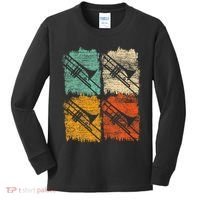 Retro Trombone Kids Long Sleeve Shirt thumb 0