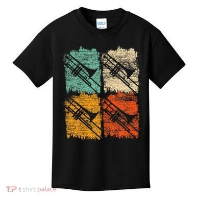 Retro Trombone Kids T-Shirt