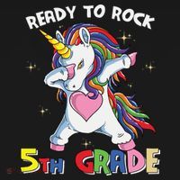 Ready To Rock 5th Grade Unicorn Graphic Plus Size Shirt For Teacher Kids T-Shirt thumb 7