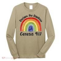 Reclaim The Rainbow Jesus Lover Christian Proverb Long Sleeve Shirt thumb 0