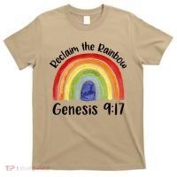 Reclaim The Rainbow Jesus Lover Christian Proverb T-Shirt thumb 0
