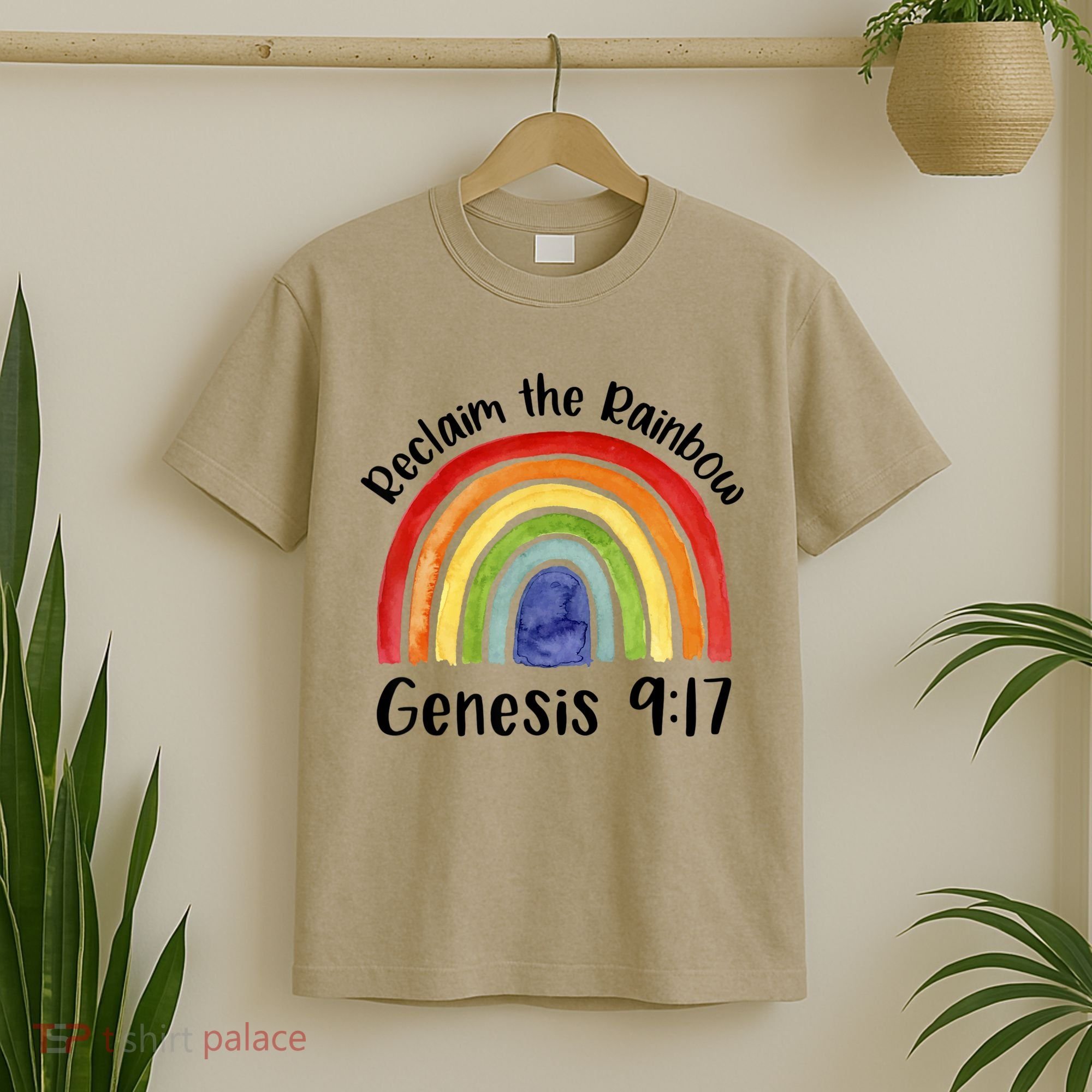 Reclaim The Rainbow Jesus Lover Christian Proverb T-Shirt