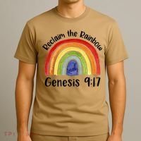 Reclaim The Rainbow Jesus Lover Christian Proverb T-Shirt thumb 3