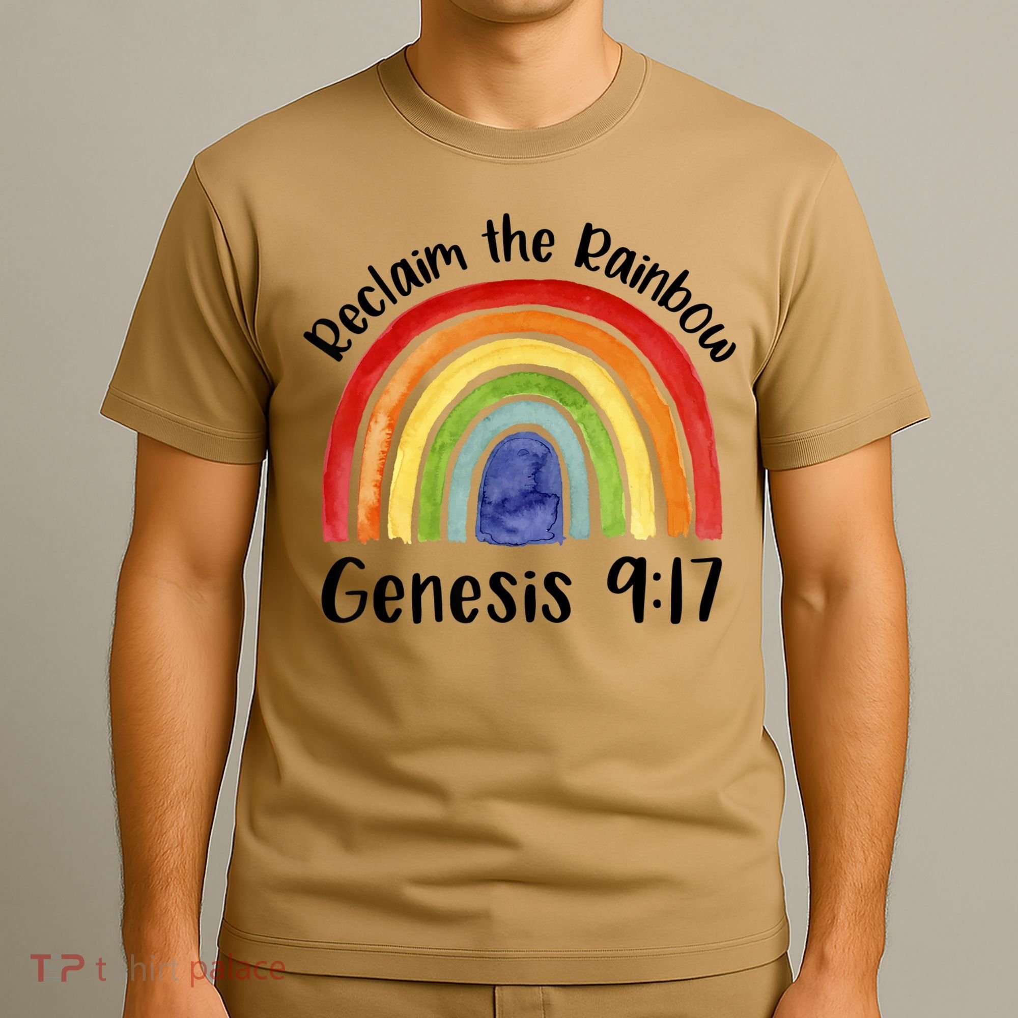 Reclaim The Rainbow Jesus Lover Christian Proverb T-Shirt