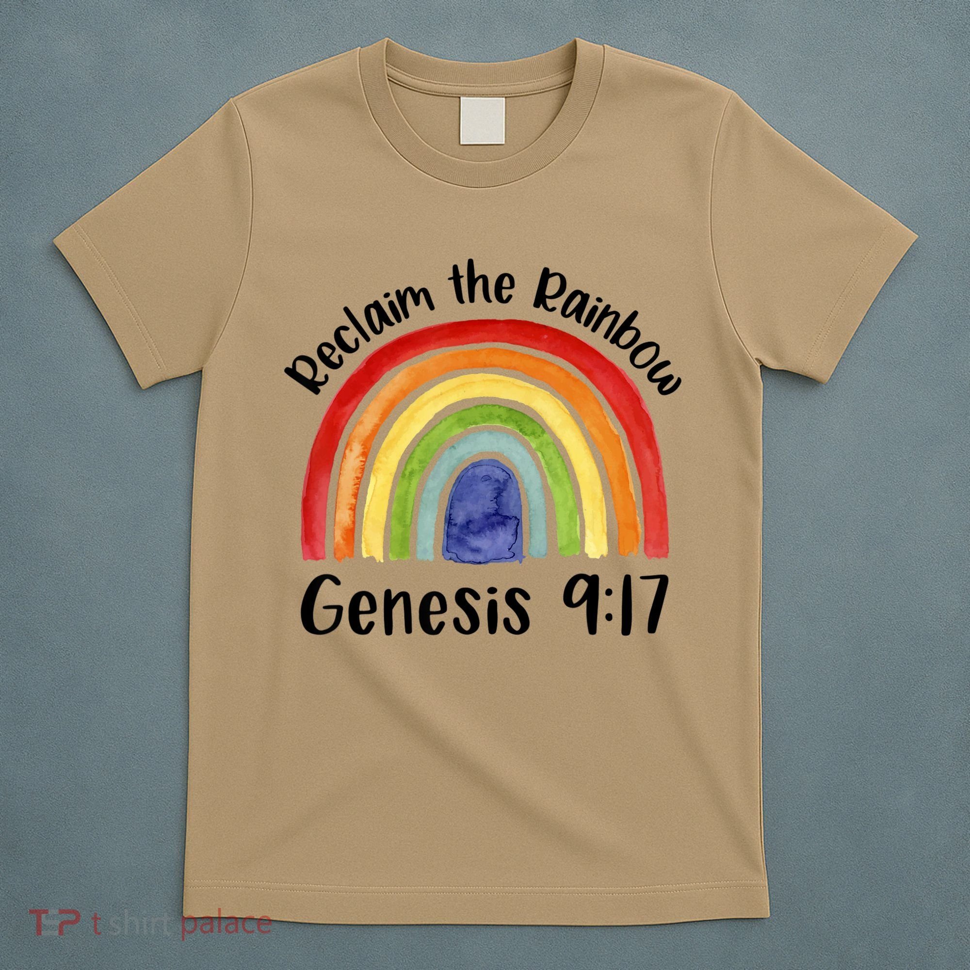 Reclaim The Rainbow Jesus Lover Christian Proverb T-Shirt