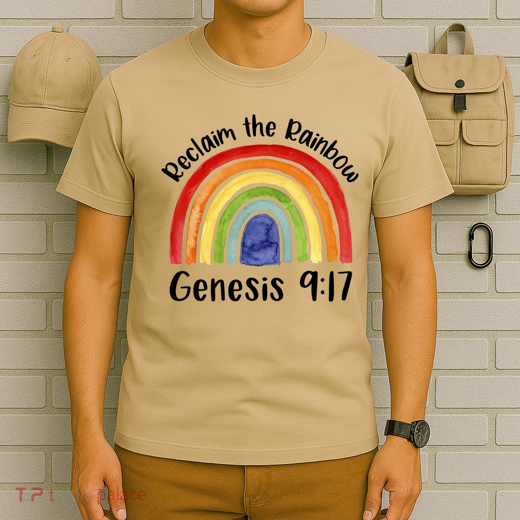 Reclaim The Rainbow Jesus Lover Christian Proverb T-Shirt