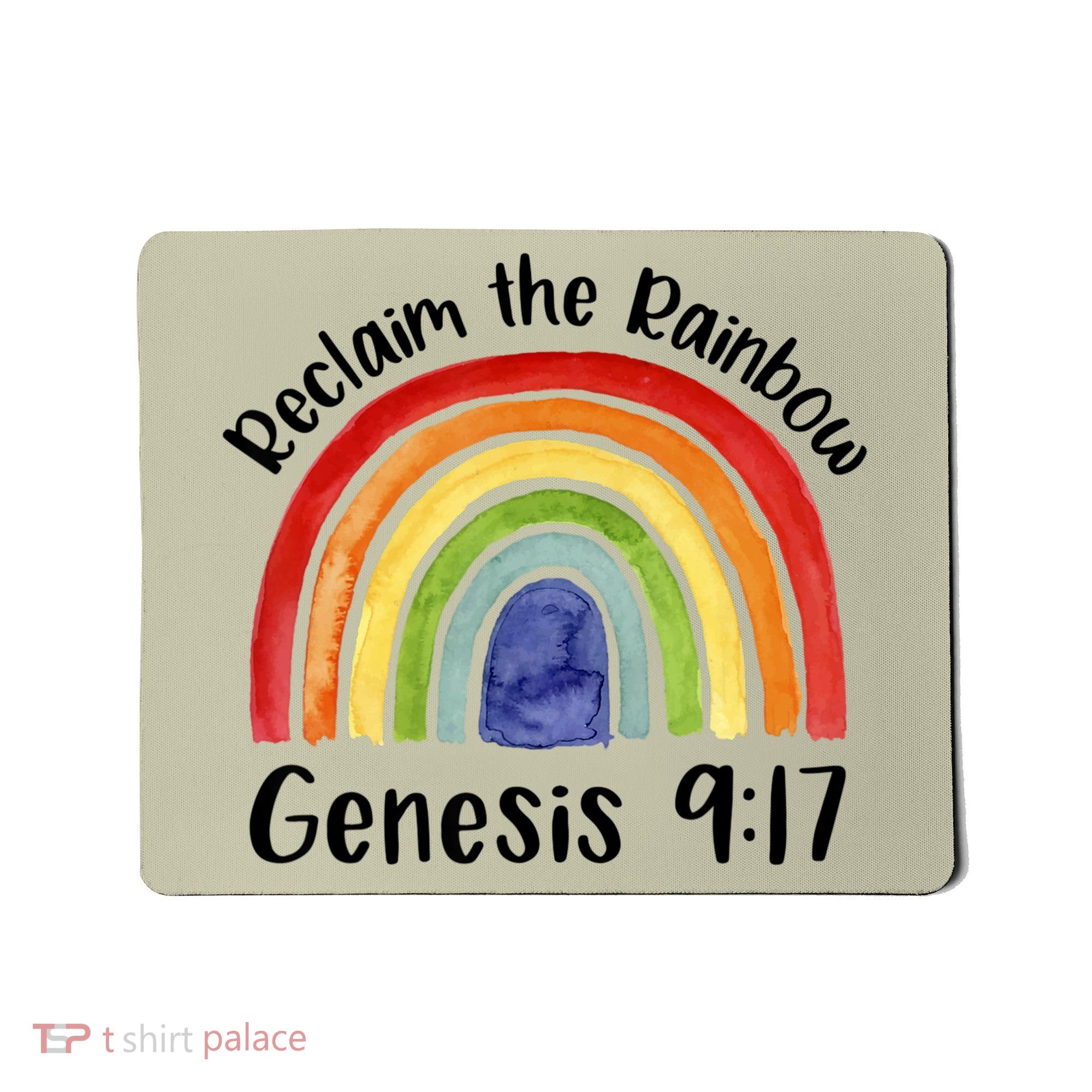 Reclaim The Rainbow Jesus Lover Christian Proverb Mousepad