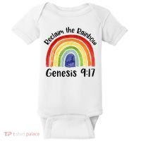 Reclaim The Rainbow Jesus Lover Christian Proverb Baby Bodysuit thumb 0