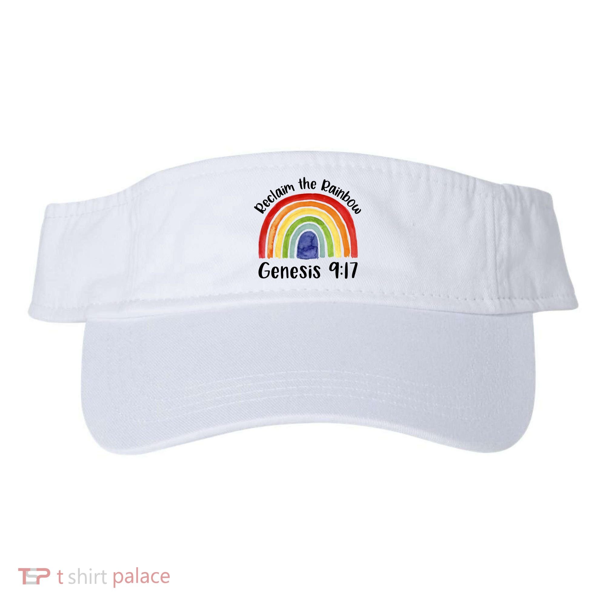 Reclaim The Rainbow Jesus Lover Christian Proverb Visor