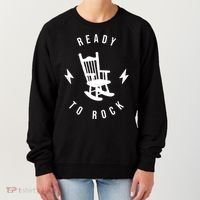 Ready To Rock Funny Rocking Chair Women's Sweatshirt thumb 0