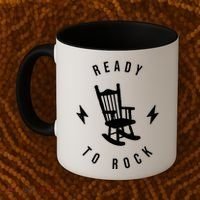 Ready To Rock Funny Rocking Chair Coffee Mug thumb 2