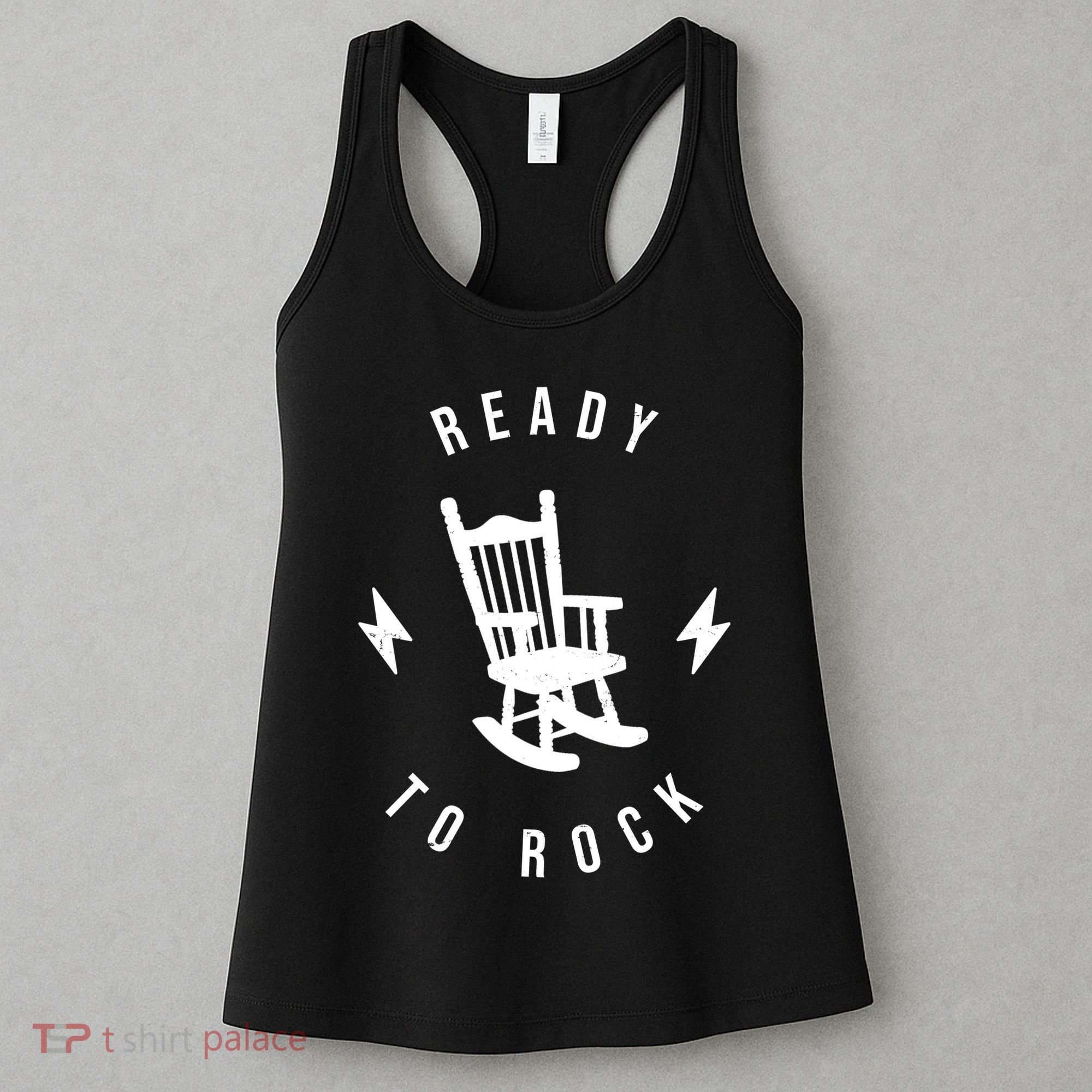 Ready To Rock Funny Rocking Chair Women's Tank Top