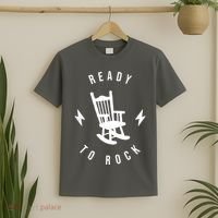 Ready To Rock Funny Rocking Chair T-Shirt thumb 2