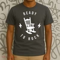 Ready To Rock Funny Rocking Chair T-Shirt thumb 3