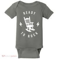 Ready To Rock Funny Rocking Chair Baby Bodysuit thumb 0