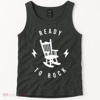 Ready To Rock Funny Rocking Chair Tank Top thumb 2