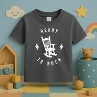 Ready To Rock Funny Rocking Chair Toddler T-Shirt thumb 3