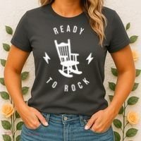 Ready To Rock Funny Rocking Chair Women's T-Shirt thumb 2