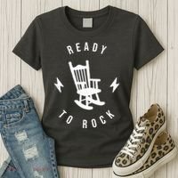 Ready To Rock Funny Rocking Chair Women's T-Shirt thumb 3
