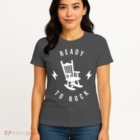 Ready To Rock Funny Rocking Chair Women's T-Shirt thumb 4