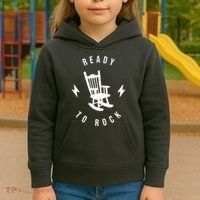 Ready To Rock Funny Rocking Chair Kids Hoodie thumb 3