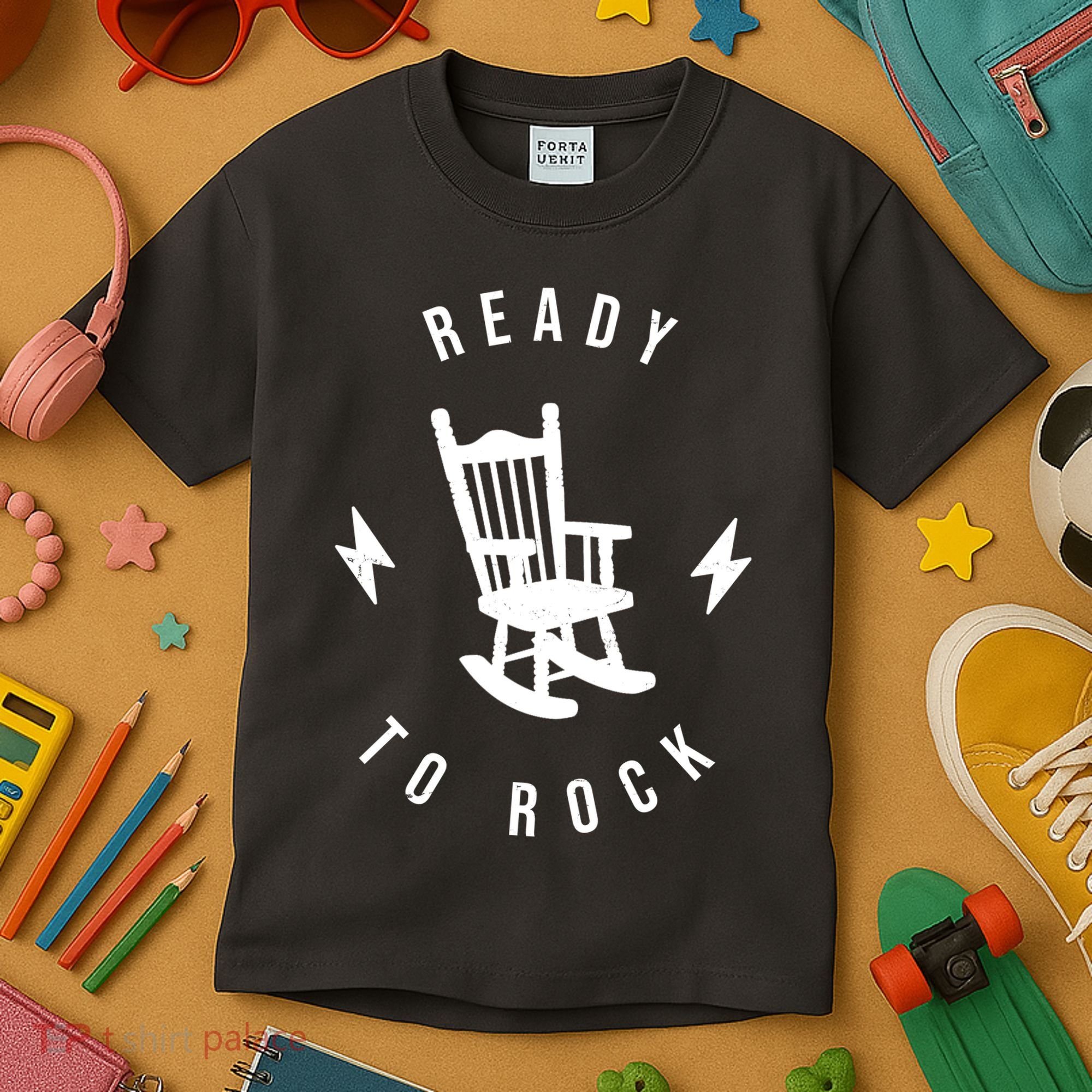 Ready To Rock Funny Rocking Chair Kids T-Shirt