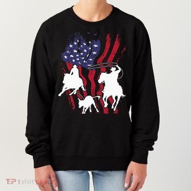 Rodeo Team Roping Horse Riding Equestrian Header Heeler Women's Sweatshirt